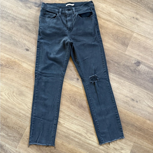 Levi's Denim - Levi’s Women's Black Distressed Jeans Size 30